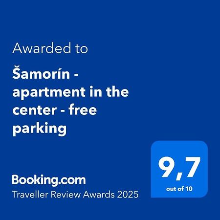Samorin - Apartment In The Center - Private Parking - Klimatizacia Dış mekan fotoğraf