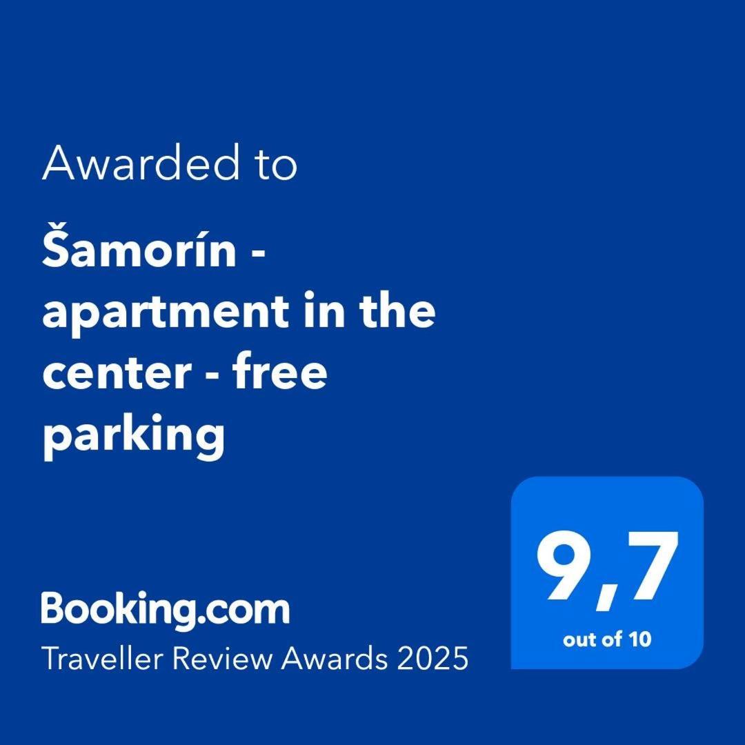 Samorin - Apartment In The Center - Private Parking - Klimatizacia Dış mekan fotoğraf
